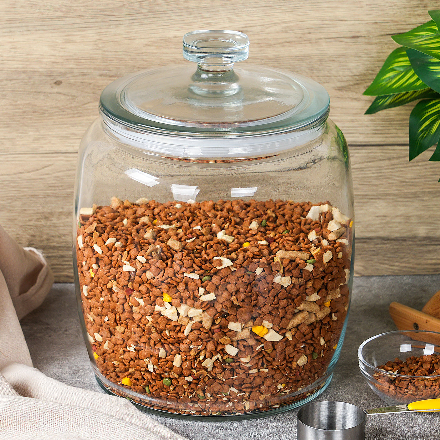 1 Pc 2.5 Gallon Super Large Glass Jars with Glass Lid