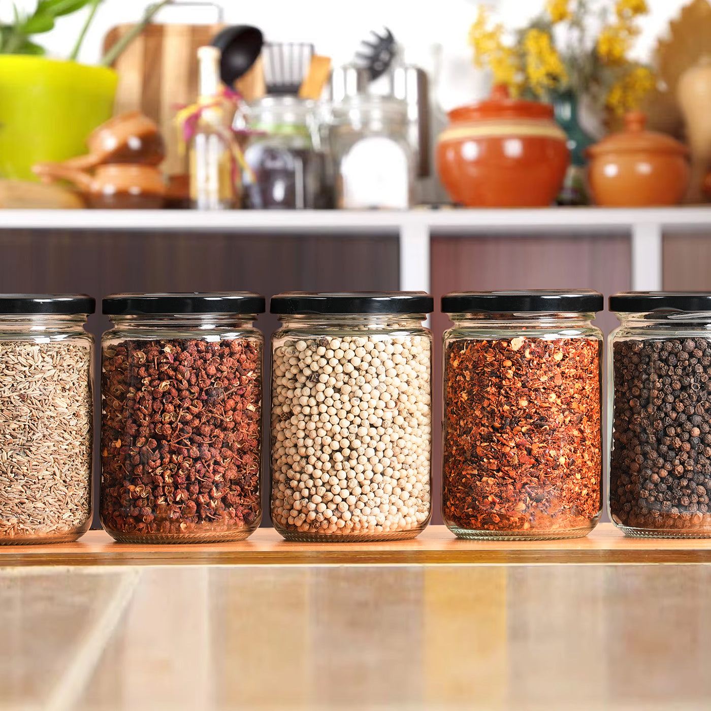 20 Pcs 12 oz Mason Jars with Airtight Metal Lid