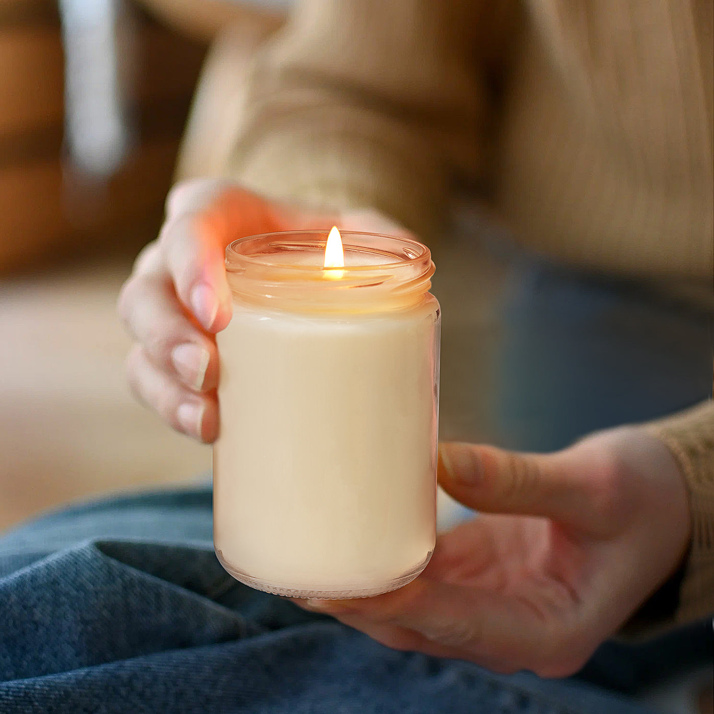 20 Pcs 12 oz Mason Jars with Airtight Metal Lid