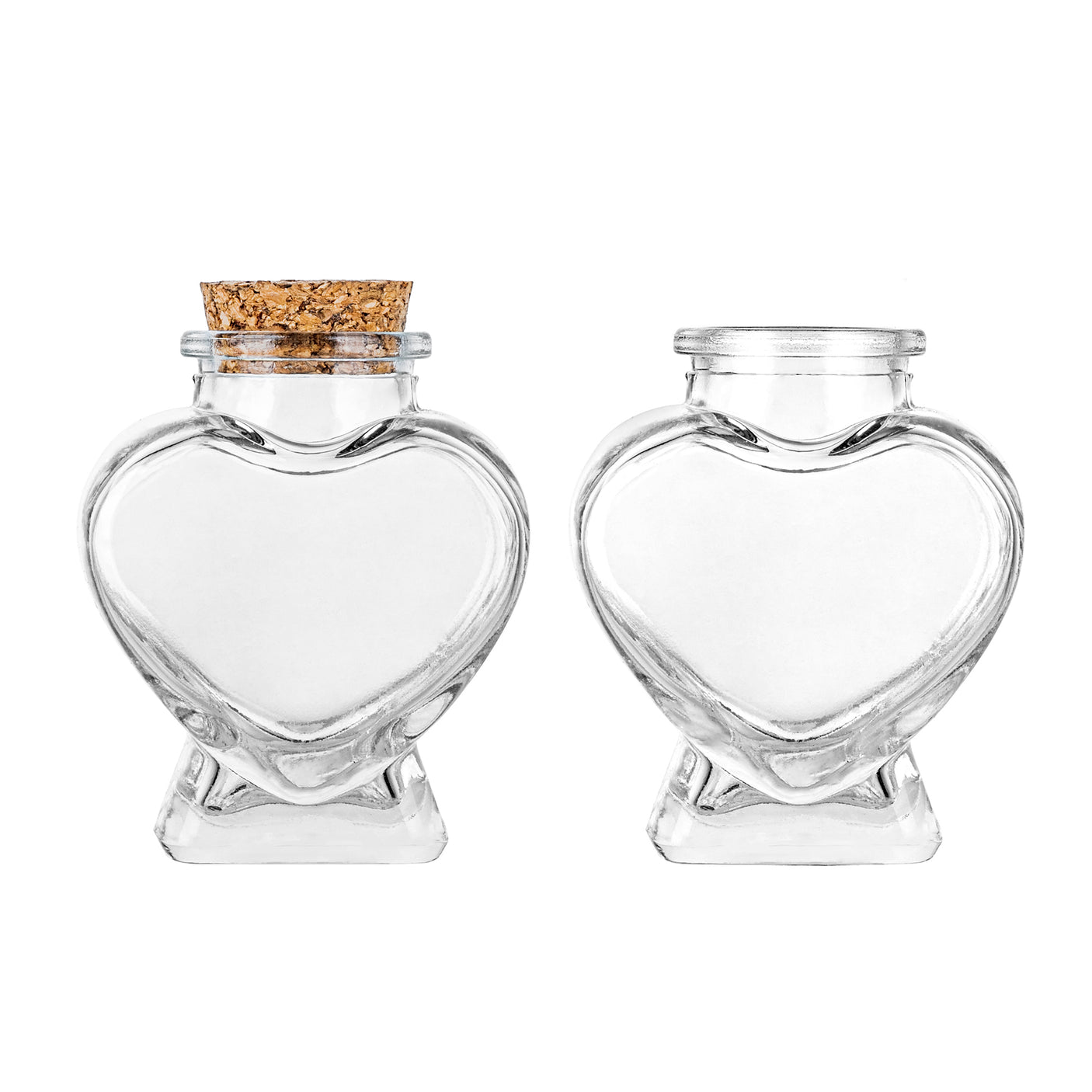 20 Pcs Heart Shaped Spell Jars