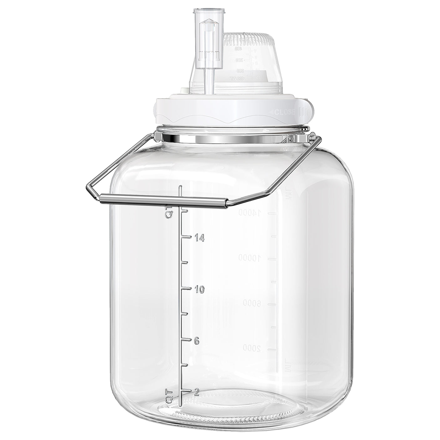 5 Gallon Super Large Fermentation Jars with 2 Airlocks and Stainless Handles