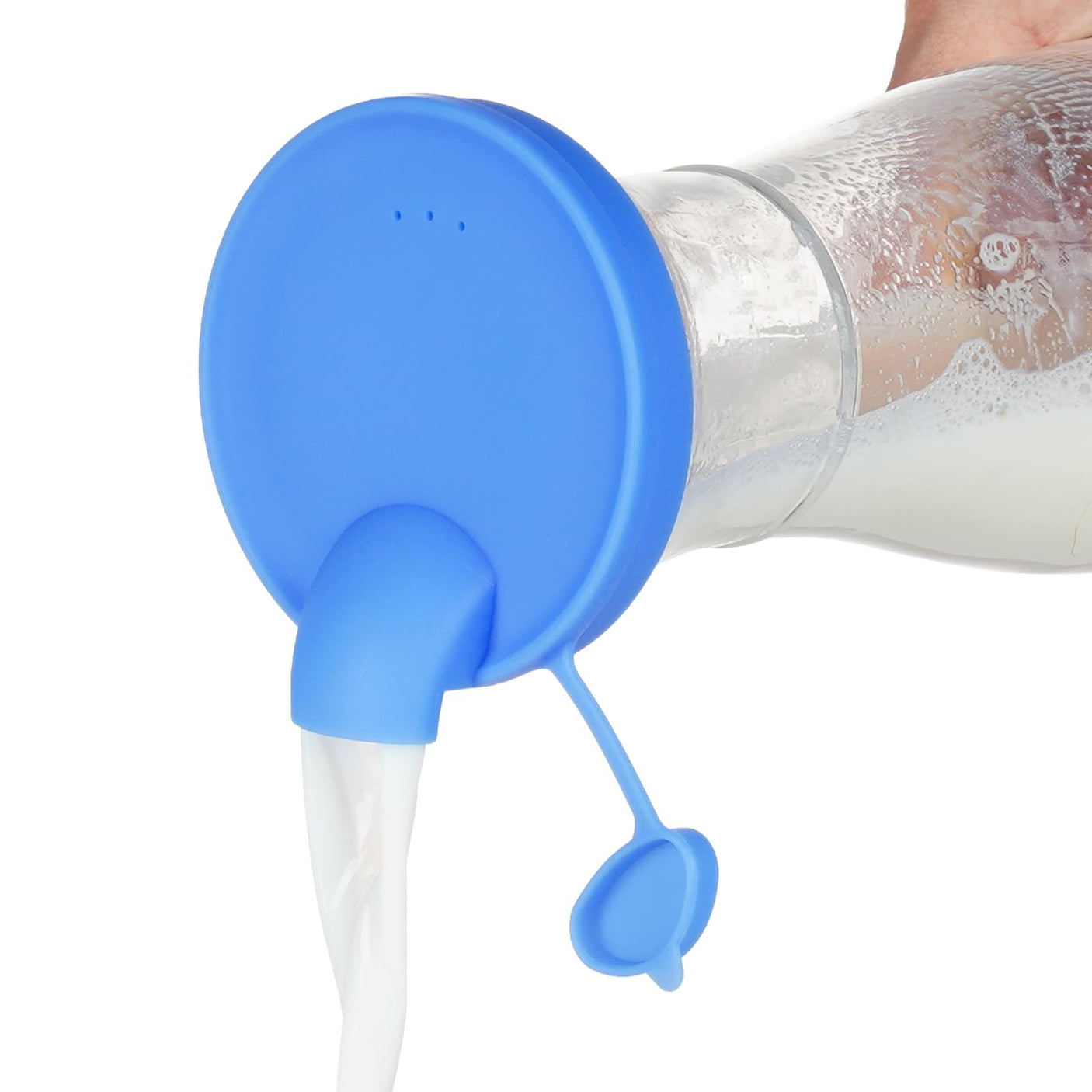 5 Pcs Blue Silicone Pour Spouts for 32 Oz Glass Carafe