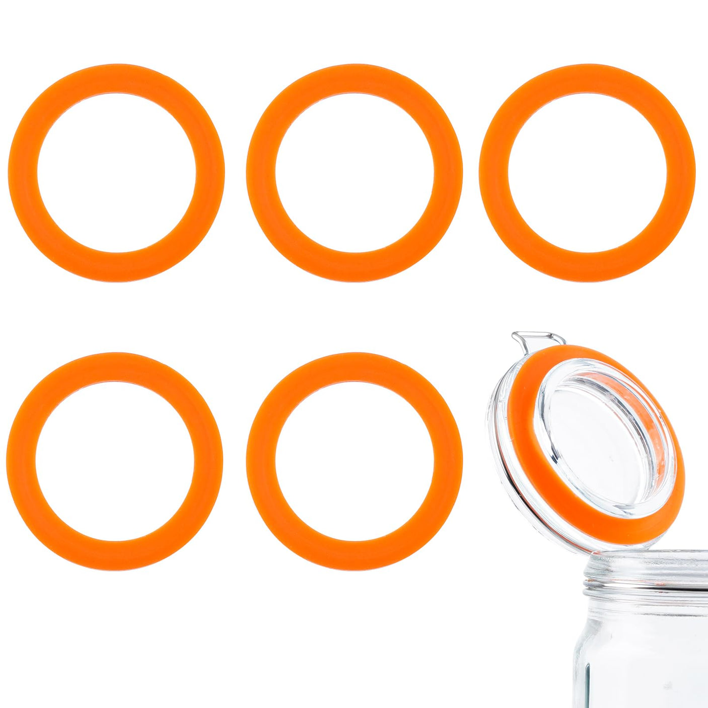 12 Pcs Food Grade Replace Silicone Gaskets