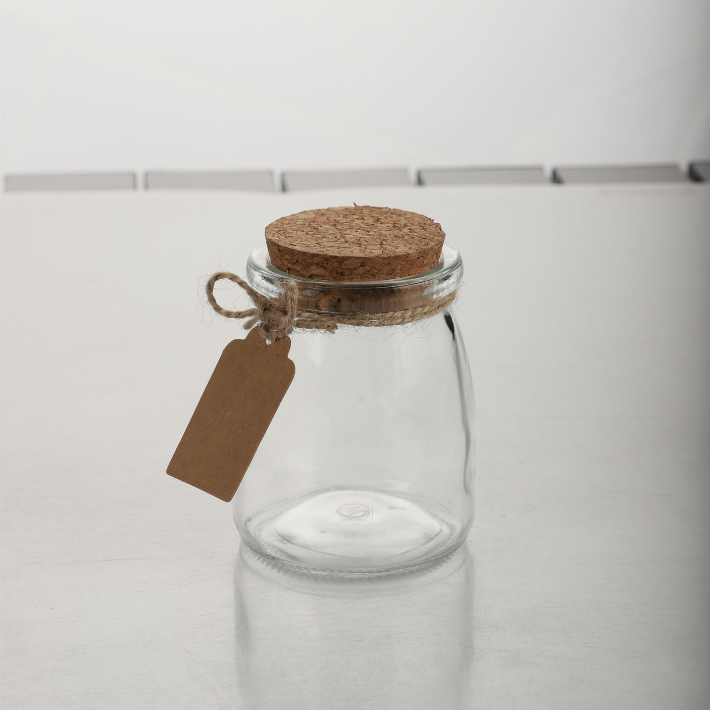 20 Pcs 7 oz Glass Jars with Cork Lids