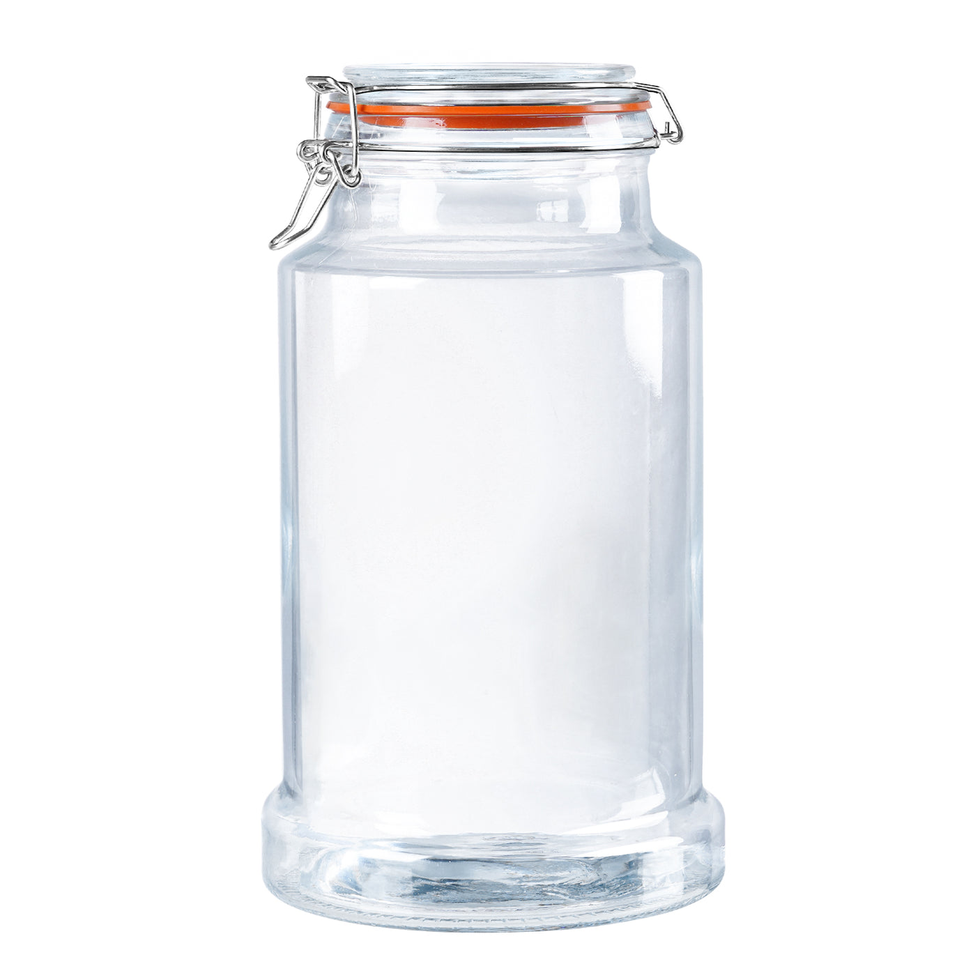 1.2 Gallon Airtight Glass Bottle & Jar with Hinged Lid