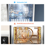 Syntic 32 Oz Customized Food Grade Salad Jar Set