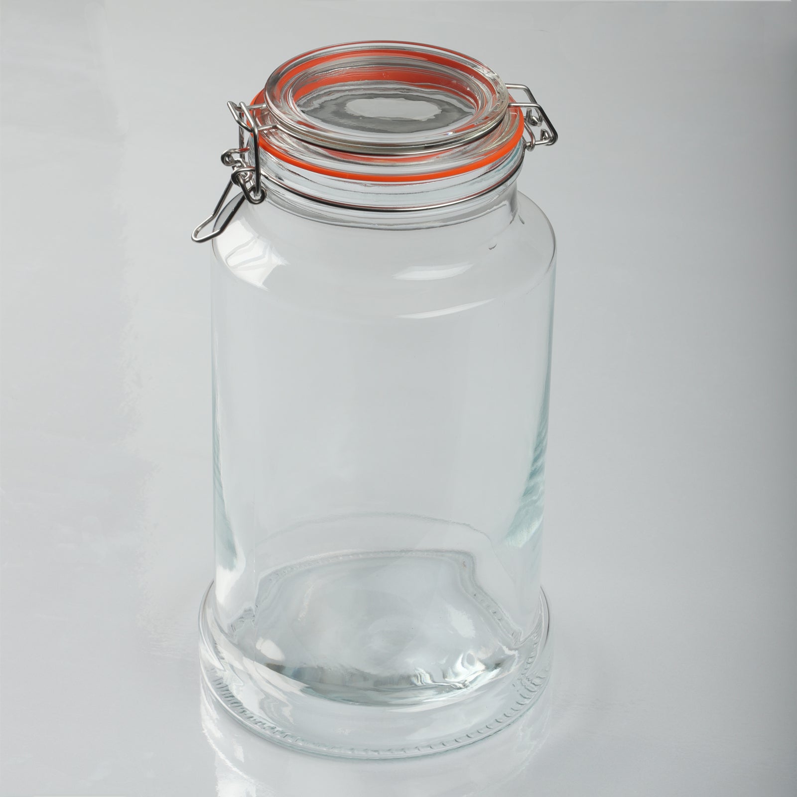 1.2 Gallon Airtight Glass Bottle & Jar with Hinged Lid