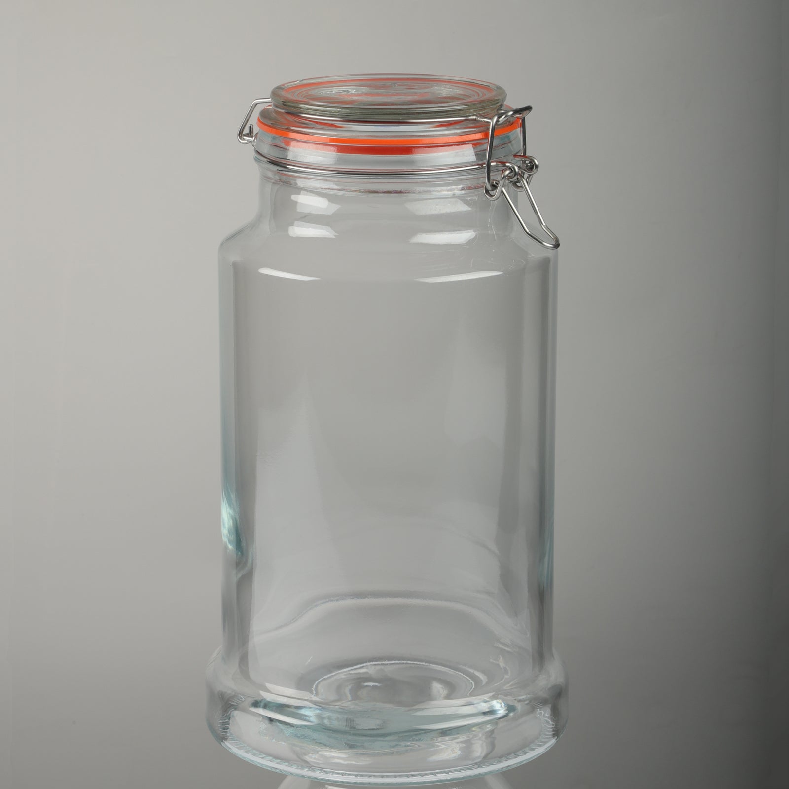 1.2 Gallon Airtight Glass Bottle & Jar with Hinged Lid