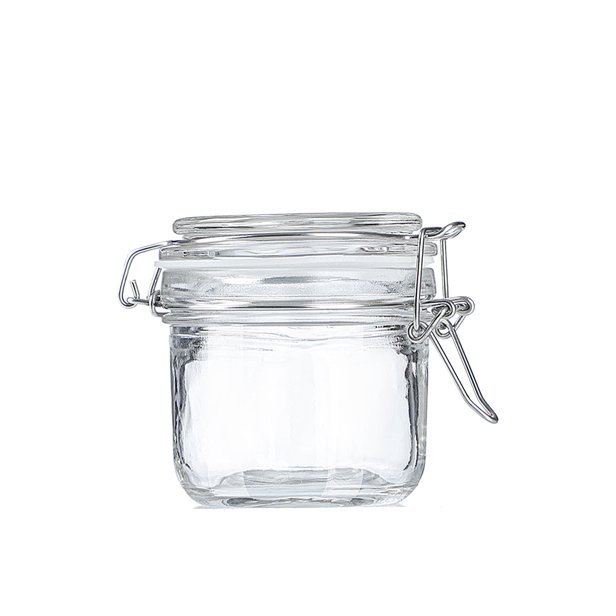 12 Pcs 7 oz Glass Jars with Airtight Hinged Lids