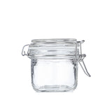 12 Pcs 7 oz Glass Jars with Airtight Hinged Glass Lids