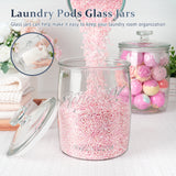 2 Pcs 1 Gallon Super Wide Mouth Mason Jar with Airtight Glass Lid