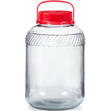 Super Large 4 Gallon Wide Mouth Glass Jar with Lid, Handle