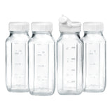 16 Oz Glass Bottle With Scale Mark and Free Pour Spout