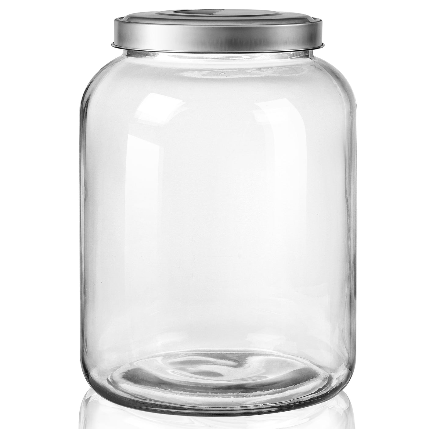 5.5 Gallon Super Large Storage Glass Jars with Metal Lids