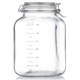 1 Gallon Square Super Wide-Mouth Glass Jars