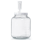 1 Gallon Square Fermentation Jar(2 Airlocks and 1 Screw Lid)