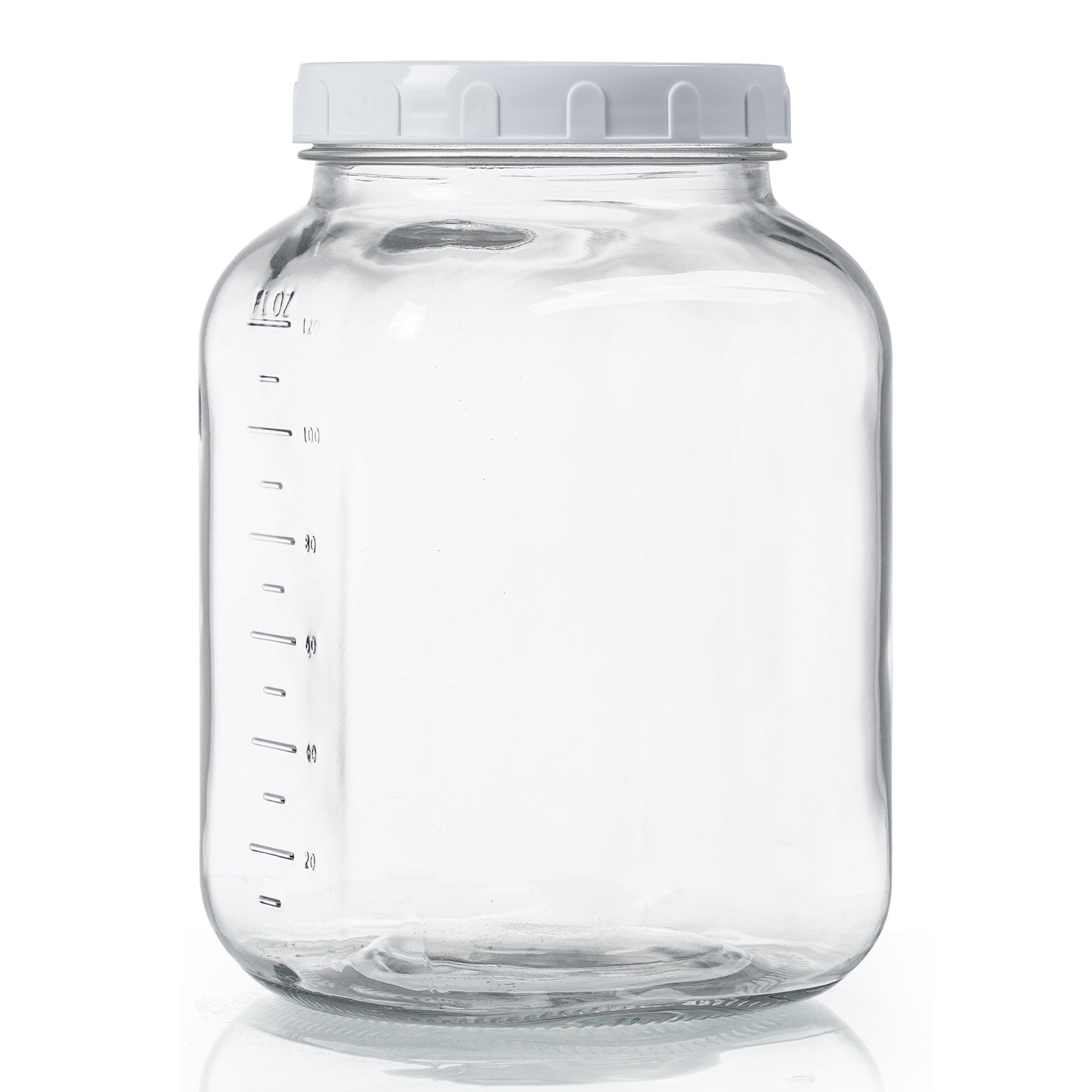 1 Gallon Wide Mouth Glass Jar with ExtraTag and Marker Pen