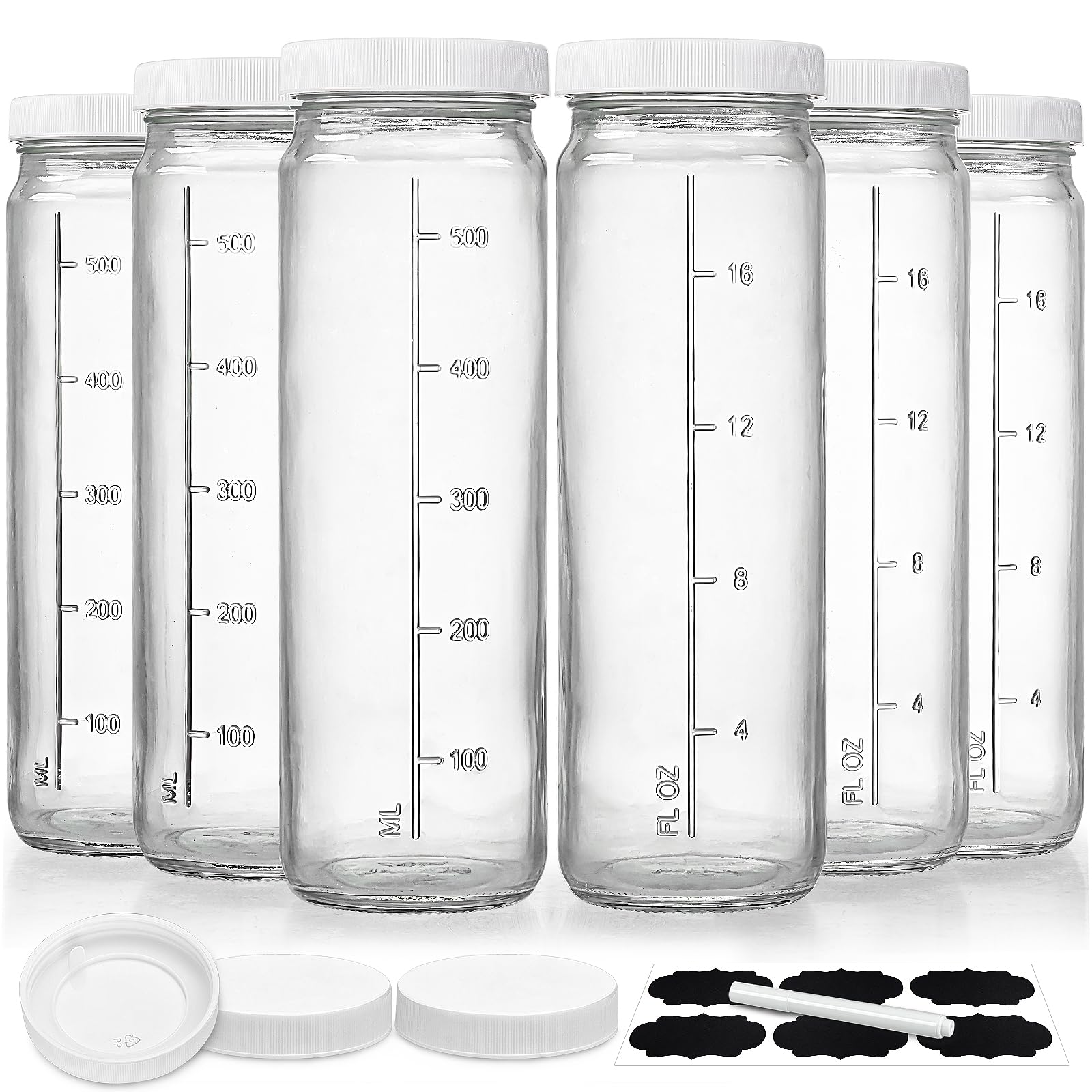 20 Oz Travel Glass Bottles