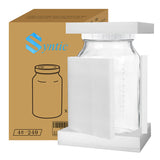 1 Gallon Large Round Fermentation Jars with Airlocks and Airtight Screw Lid