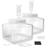 2 Pcs 1 Gallon Wide Mouth Fermentation Jars