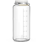 1 Pc 2 Gallon Super Large Glass Jar with Removable Handle and Airtight Screw Lid