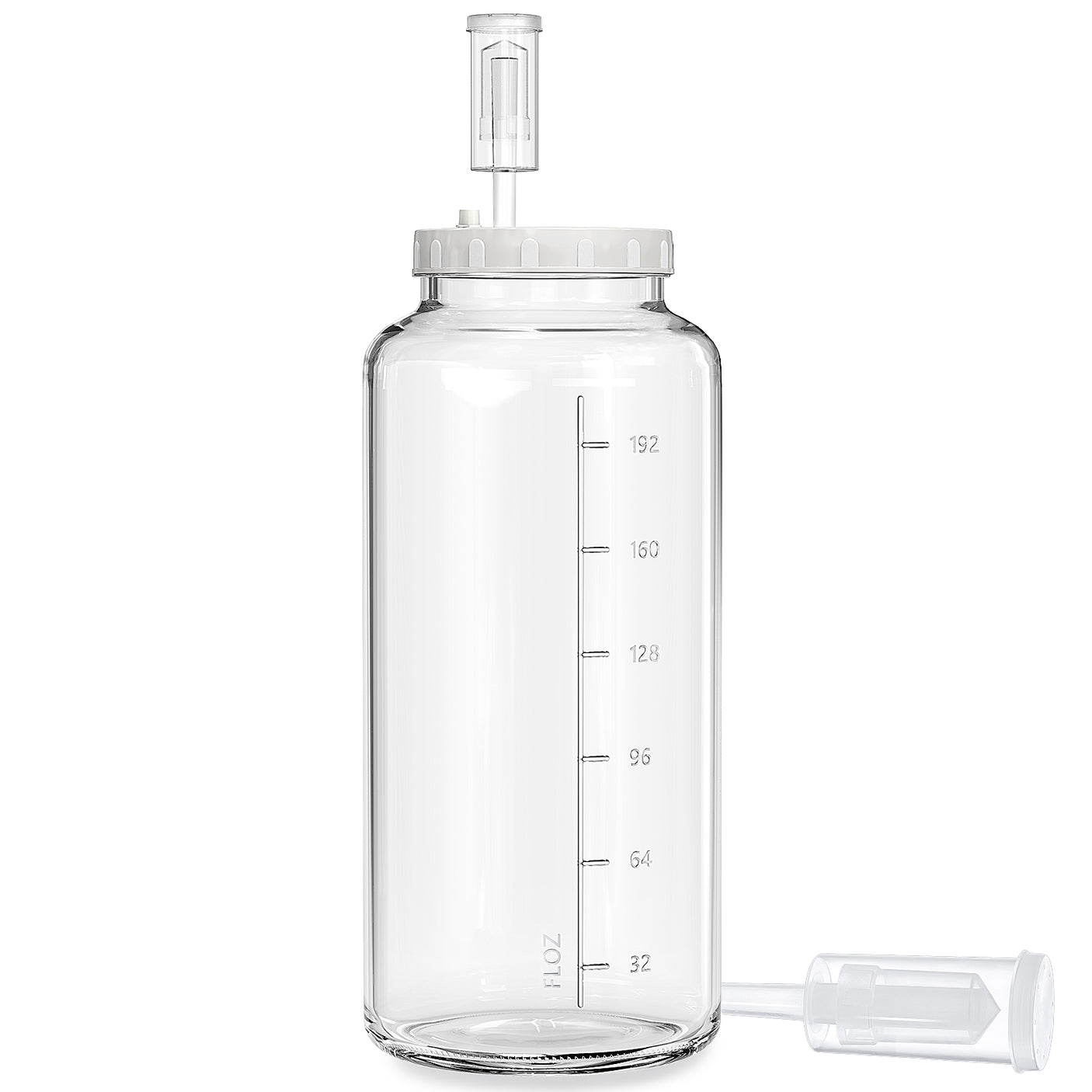 1 Pc 2 Gallon Super Large Fermentation Jar with 2 Airlocks & Airtight Lid