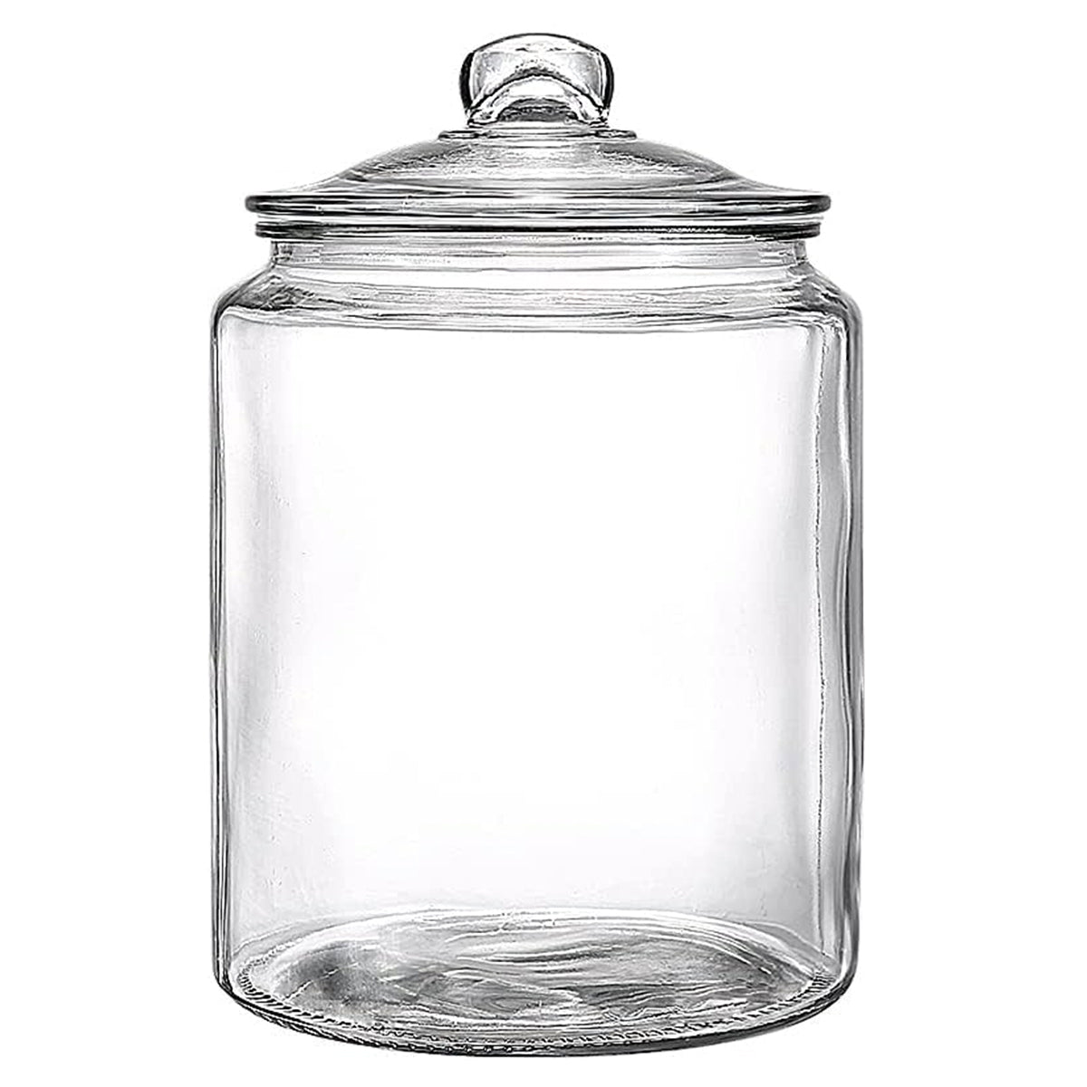 2 Pcs 1.5 Gallon Large Glass Jars with Lids