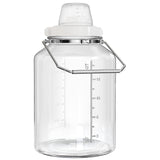 5 Gallon Wide Mouth Airtight Glass Storage Jars with Stainless Steel Handle