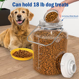 5 Gallon Wide Mouth Airtight Glass Storage Jars with Stainless Steel Handle