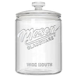 1 Pc 1 Gallon Glass Mason Cookie Jar with Glass Lid