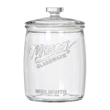 1 Gallon Super Wide Mouth Mason Jar with Airtight Glass Lid