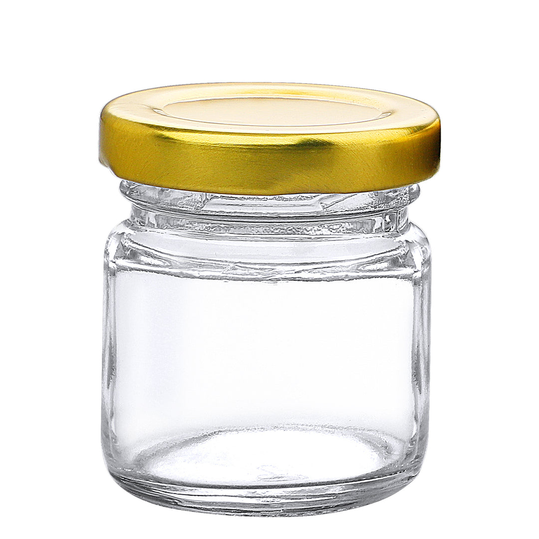 36 Pcs 1.5 oz Mini Glass Honey Jars Syntic