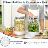 2 Pc 1 Gallon Glass Mason Jar with Silicone Anti-slip Cover & Airtight Lid, Steel Removable Handle