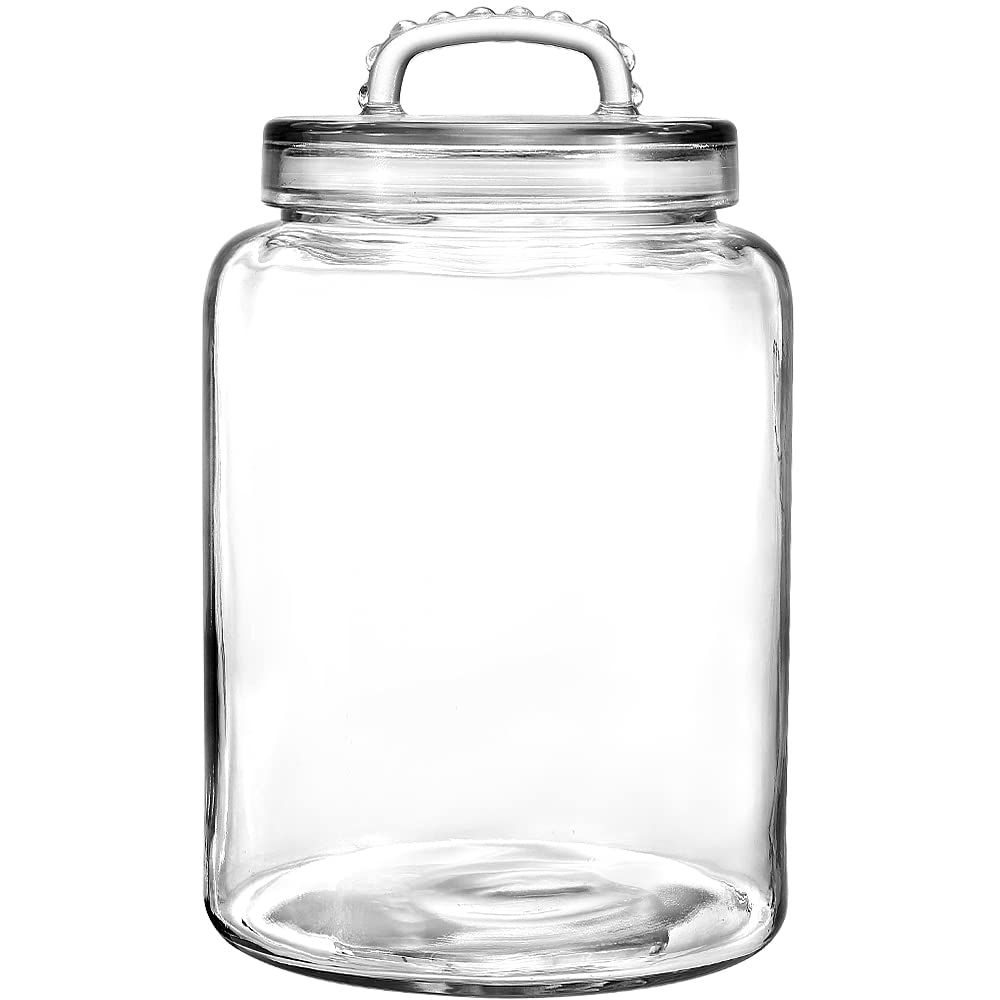 3 Gallon Super Wide Mouth Glass Jars with Glass Lid