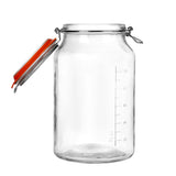 2 Pcs 1 Gallon Super Wide-Mouth Glass Jars