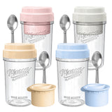 Syntic 21 Oz Customized Overnight Oats Mason Jar