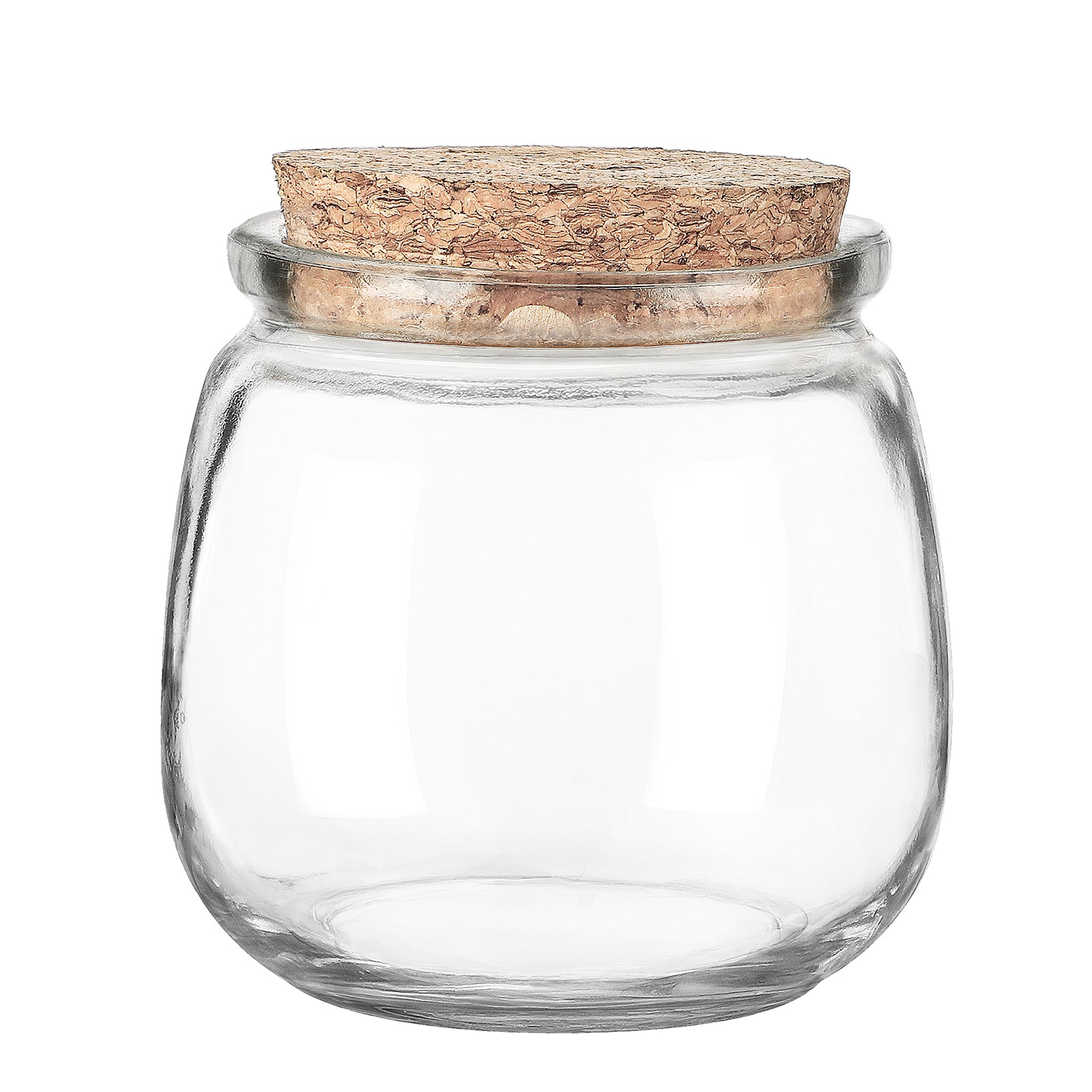 40 Pcs 7 Oz Glass Jars with Cork Lids