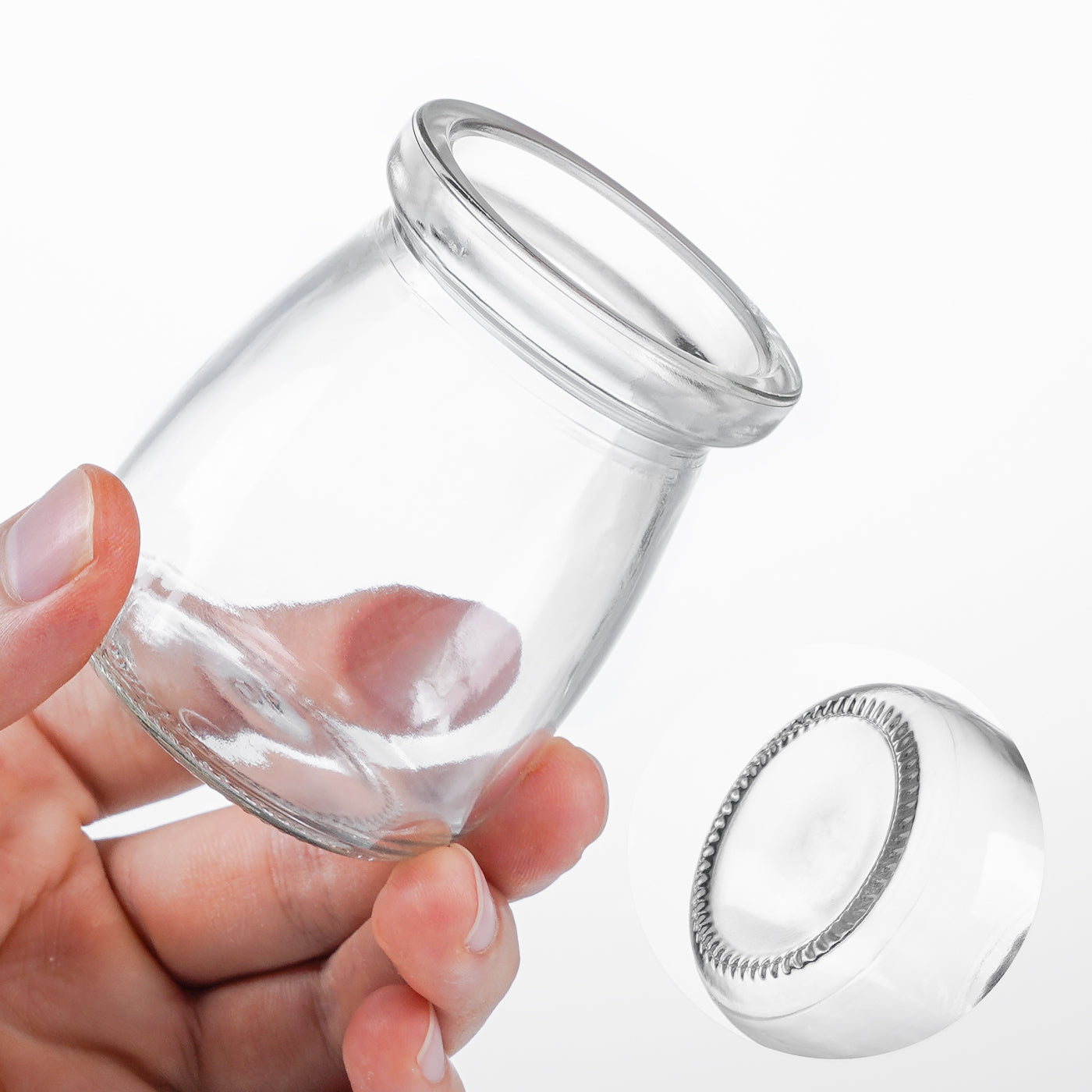 40 Pcs 3.4 oz Glass Favor Jars with Cork Lid