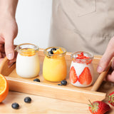 40 Pcs 3.4 oz Glass Favor Jars with Cork Lid