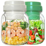 Syntic 32 Oz Customized Food Grade Salad Jar Set