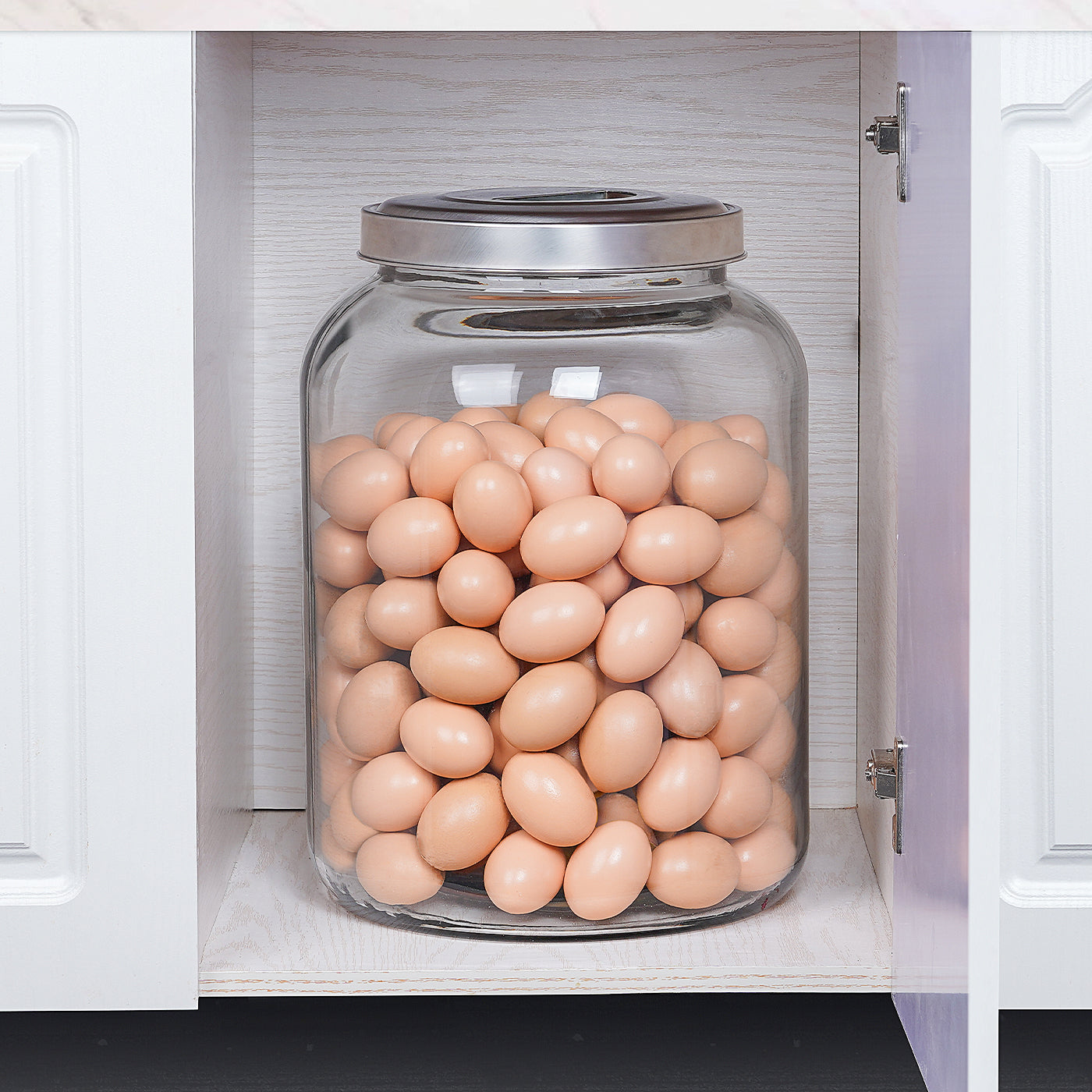 5.5 Gallon Super Large Storage Glass Jars with Metal Lids