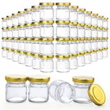 60 Pcs 1.5 oz Mini Glass Jars with Lids