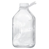 64 Oz Glass Bottle & Jar with Airtight SCREW LID, Scale Line