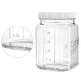 2 Pcs 74 Oz Super Large Mason Jars With Glass Handle & Screw Lid