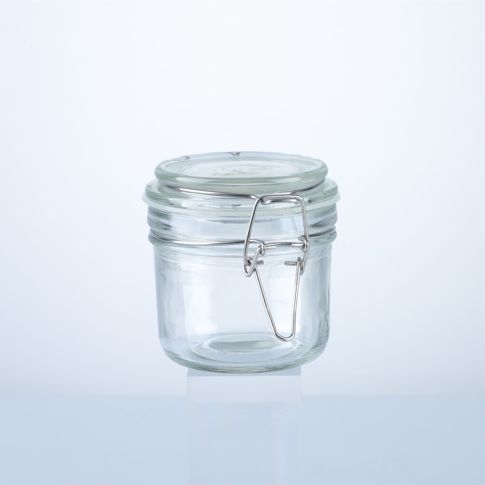 12 Pcs 7 oz Glass Jars with Airtight Hinged Lids