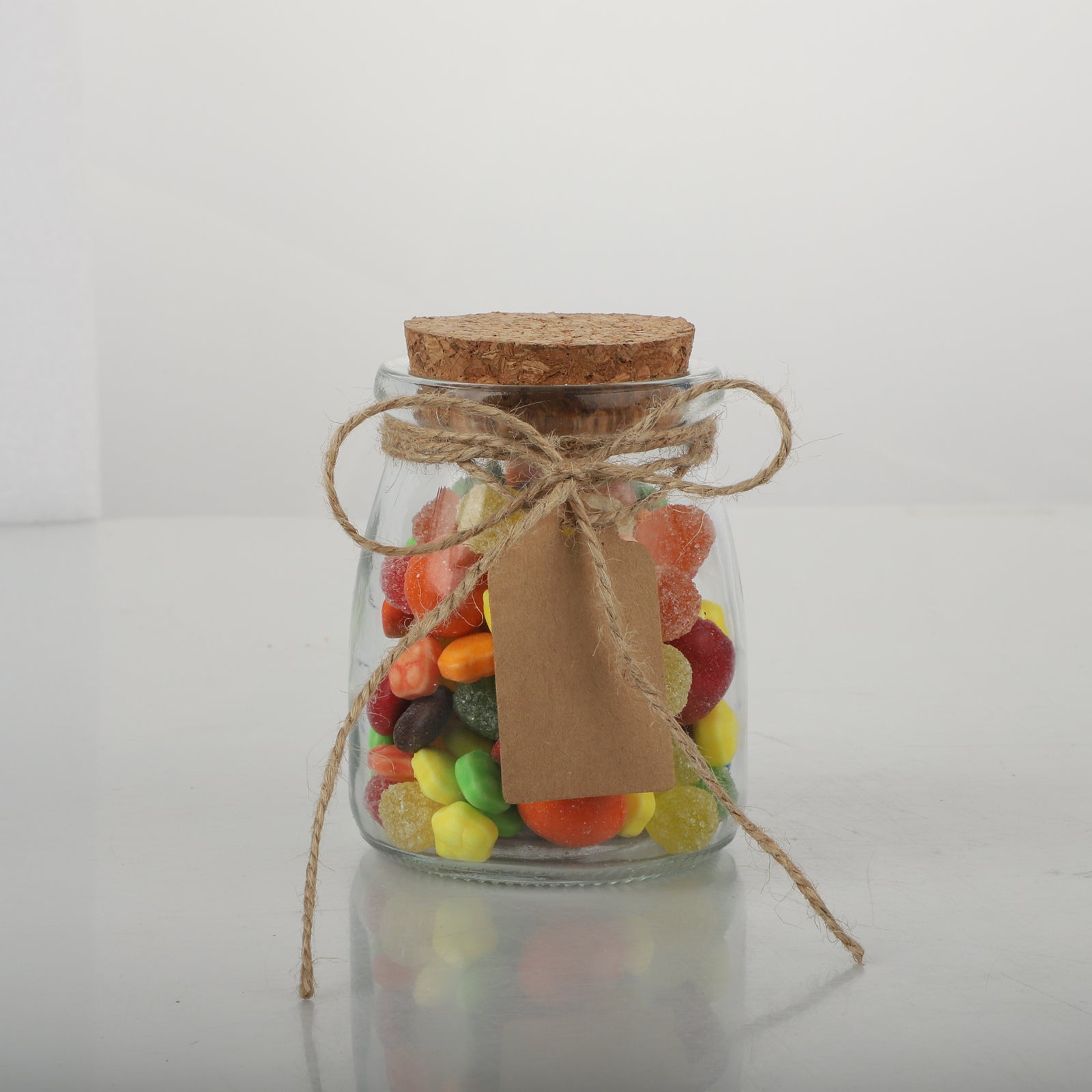 20 Pcs 7 oz Glass Jars with Cork Lids