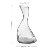 1500ML（50OZ） S-Shape Swan Crystal Decanter