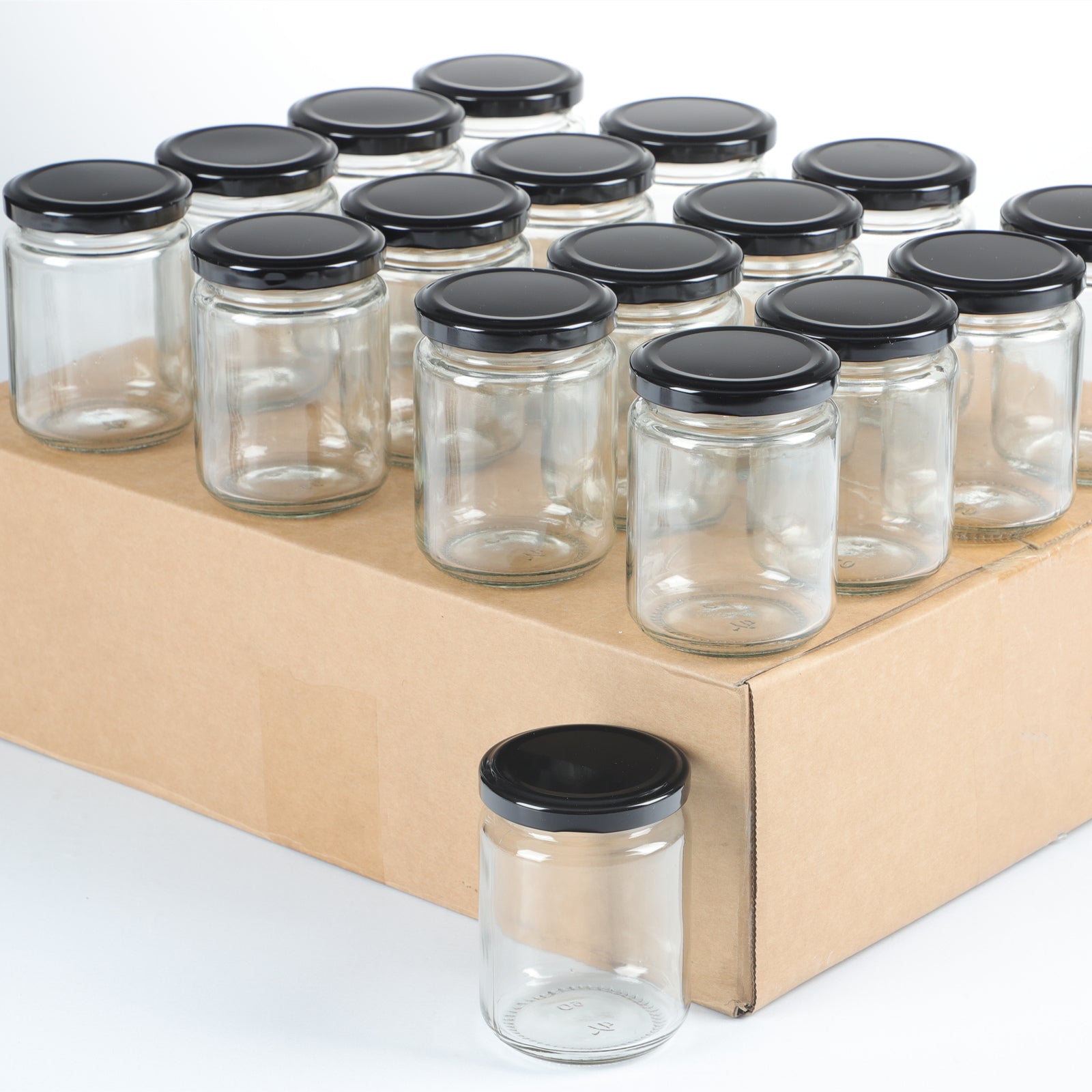 20 Pcs 8 oz Small Glass Jars with Airtight Lids