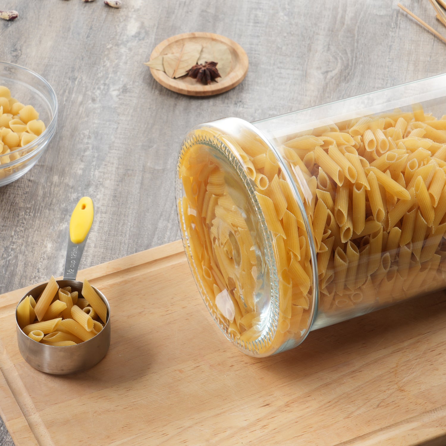 1.2 Gallon Airtight Glass Bottle & Jar with Hinged Lid