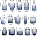 30 Pcs Glass Bud Vase Set